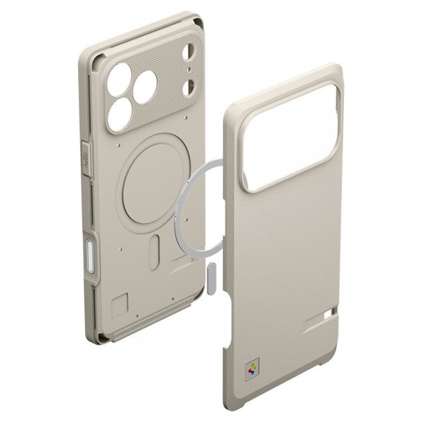 Spigen iPhone 17 Pro Cover Classic LS MagFit Stone
