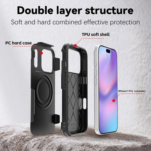 4smarts iPhone 17 Pro Cover Defend Case Ultimag Sort