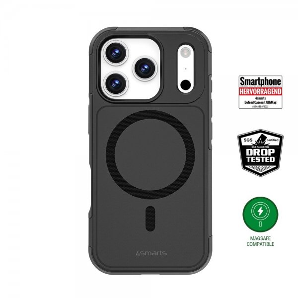 4smarts iPhone 17 Pro Cover Defend Case Ultimag Sort