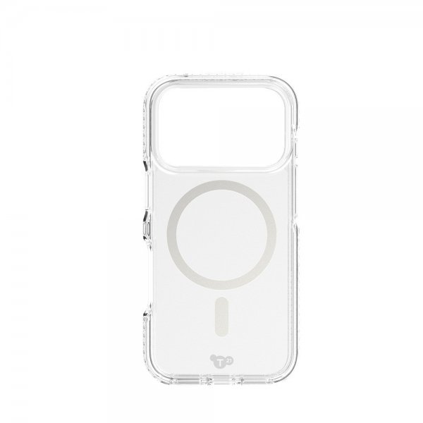 Tech21 iPhone 17 Pro Cover EvoCrystal MagSafe Metallic Silver