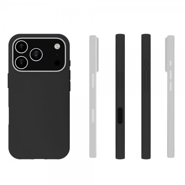Nordic Covers iPhone 17 Pro Cover Feather Series Raven Black