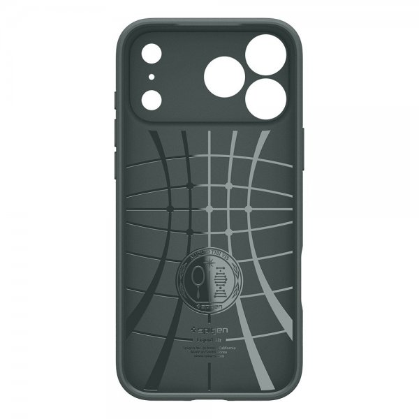 Spigen iPhone 17 Pro Cover Liquid Air Abyss Green
