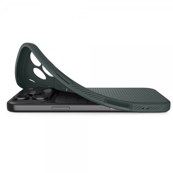 Spigen iPhone 17 Pro Cover Liquid Air Abyss Green