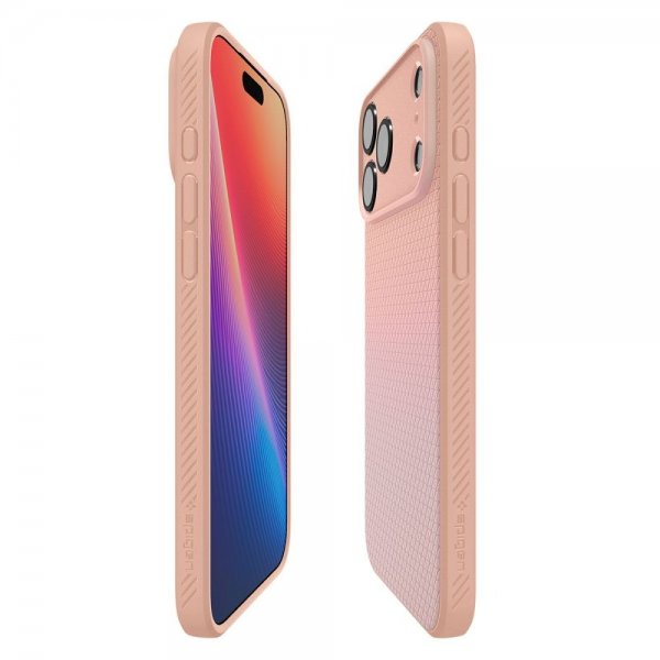 Spigen iPhone 17 Pro Max Cover Liquid Air Titanium Pink