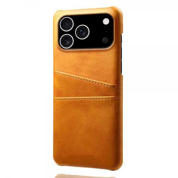iPhone 17 Pro Cover med to Kortlommer Lysebrun