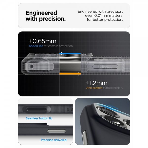 Spigen iPhone 17 Pro Cover Nano Pop MagFit Black Sesame