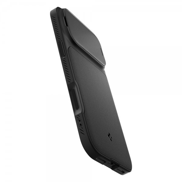 Spigen iPhone 17 Pro Cover Optik Armor MagFit Sort