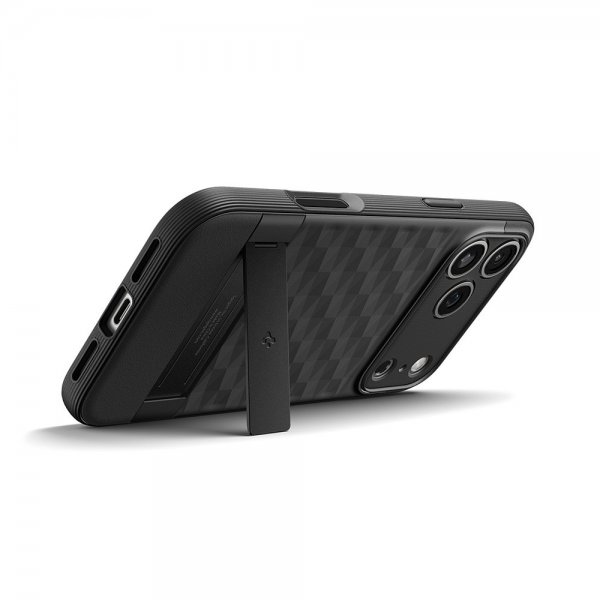 Spigen iPhone 17 Pro Cover Parallax S MagFit Matte Black
