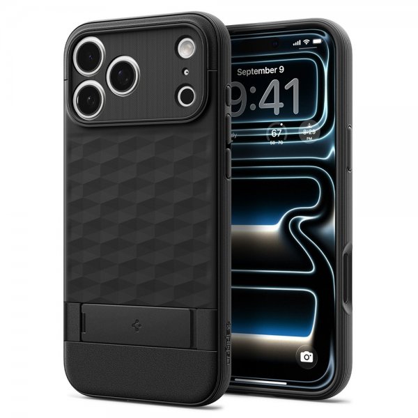 Spigen iPhone 17 Pro Cover Parallax S MagFit Matte Black