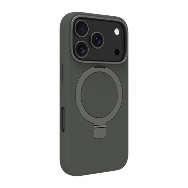 dbramante1928 iPhone 17 Pro Cover Roskilde MagSafe Kickstand ICON Forest Shadow