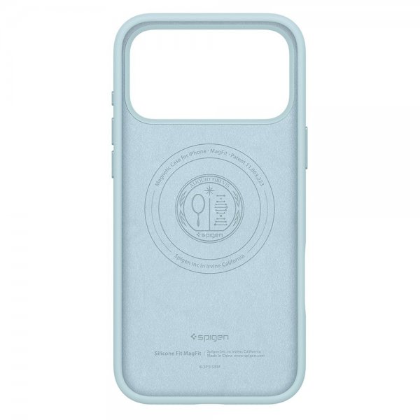 Spigen iPhone 17 Pro Cover Silicone Fit MagFit Mute Blue