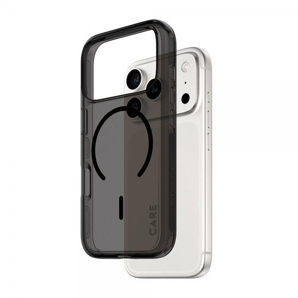 CARE by PanzerGlass iPhone 17 Pro Cover Smokey MagSafe Sort