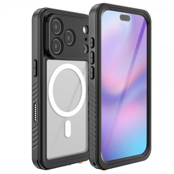 4smarts iPhone 17 Pro Cover Stark IP68 MagSafe Sort