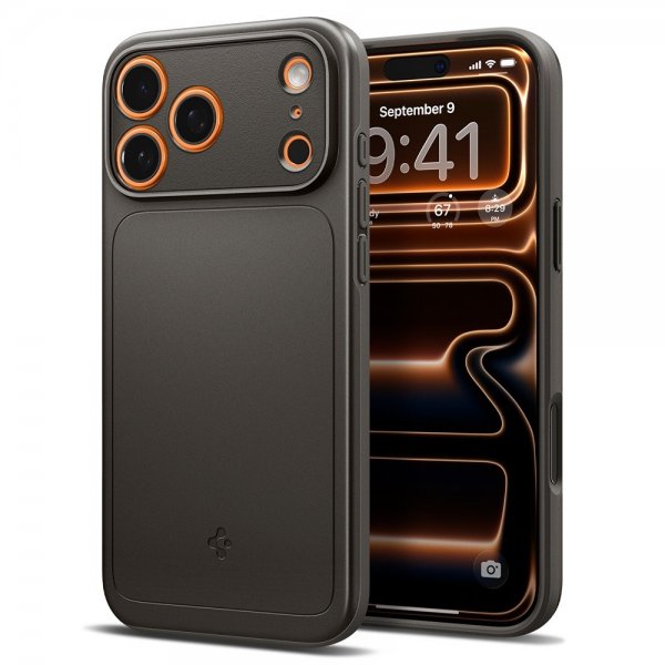 Spigen iPhone 17 Pro Cover Thin Fit MagFit Gunmetal