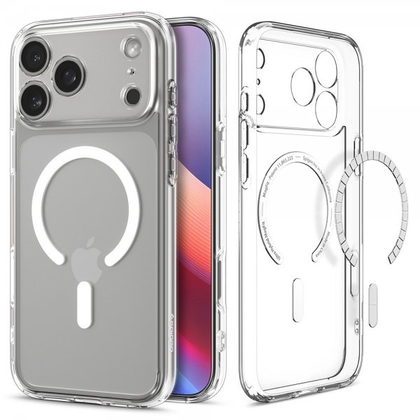 Spigen iPhone 17 Pro Cover Ultra Hybrid MagFit Clear White