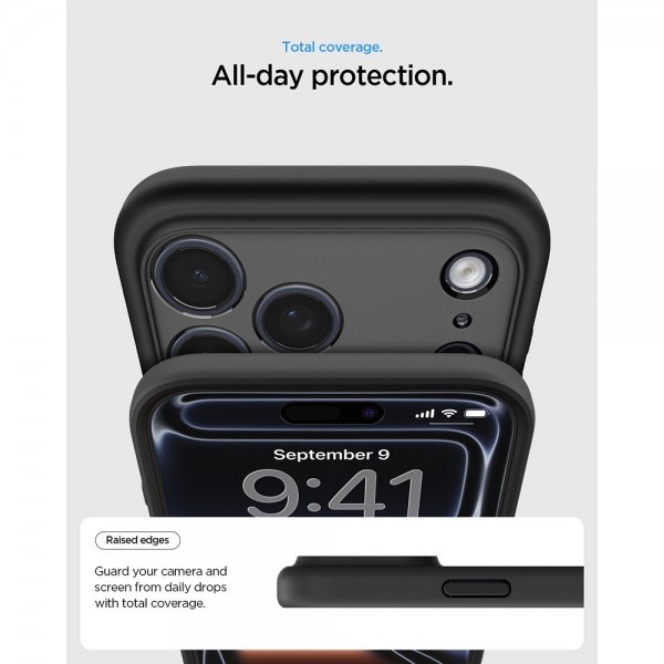 Spigen iPhone 17 Pro Cover Ultra Hybrid MagFit Frost Black