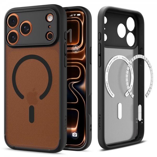Spigen iPhone 17 Pro Cover Ultra Hybrid MagFit Frost Black