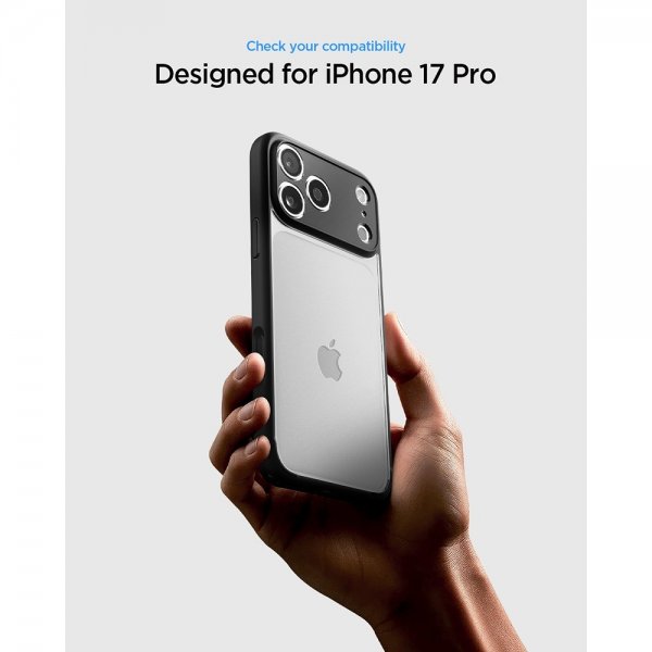 Spigen iPhone 17 Pro Cover Ultra Hybrid Mat Sort