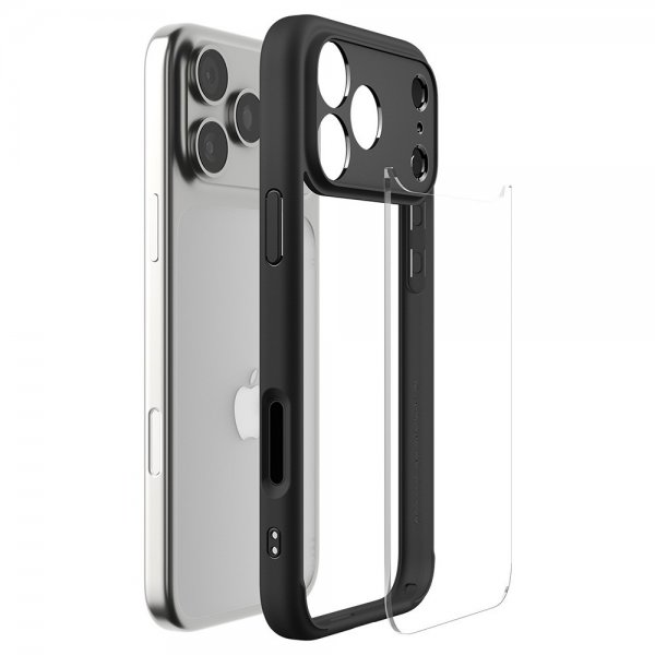 Spigen iPhone 17 Pro Cover Ultra Hybrid Mat Sort