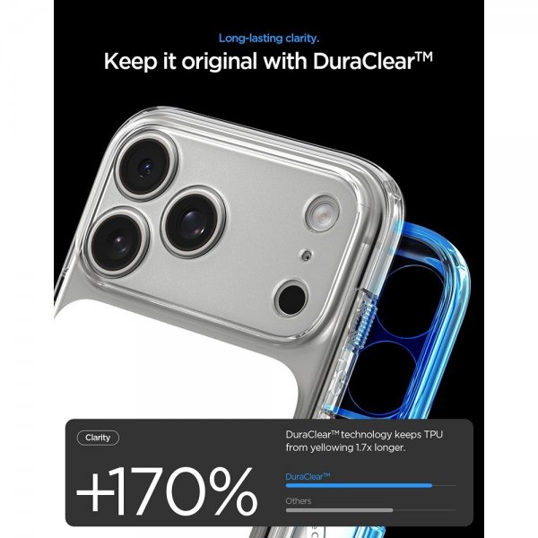 Spigen iPhone 17 Pro Cover Ultra Hybrid T MagFit Glossy White