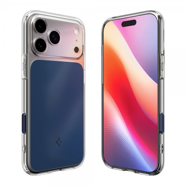 Spigen iPhone 17 Pro Cover Ultra Hybrid T MagFit Mat Blå