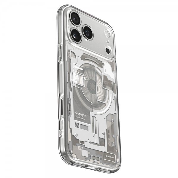 Spigen iPhone 17 Pro Cover Ultra Hybrid Zero One MagFit Natural Titanium