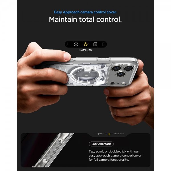 Spigen iPhone 17 Pro Cover Ultra Hybrid Zero One MagFit Hvid