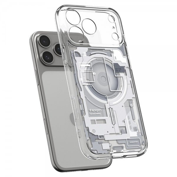 Spigen iPhone 17 Pro Cover Ultra Hybrid Zero One MagFit Hvid