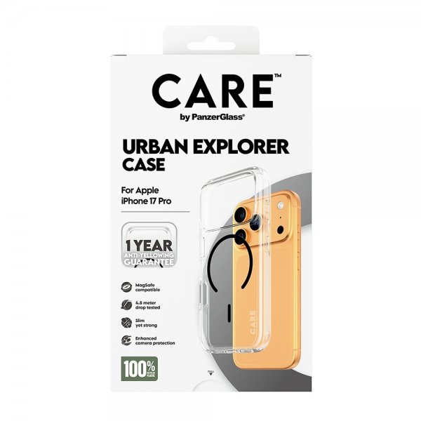 CARE by PanzerGlass iPhone 17 Pro Urban Explorer MagSafe Cover Sort