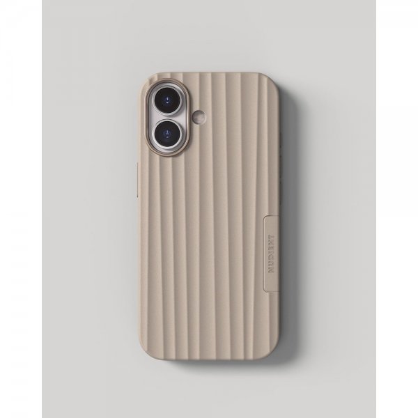 Nudient iPhone 17 Cover Bold Case MagSafe Linen Beige