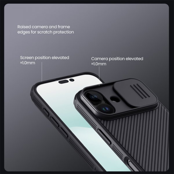 Nillkin iPhone 17 Cover CamShield Pro MagSafe Sort