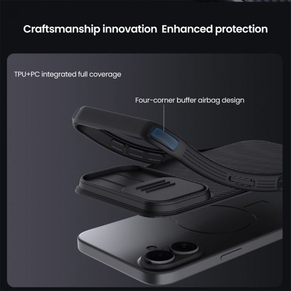Nillkin iPhone 17 Cover CamShield Pro MagSafe Sort