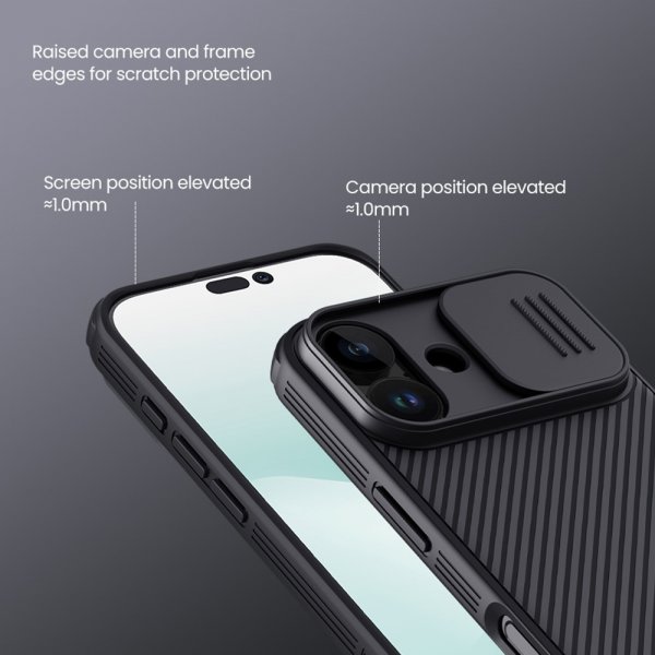 Nillkin iPhone 17 Cover CamShield Pro Sort