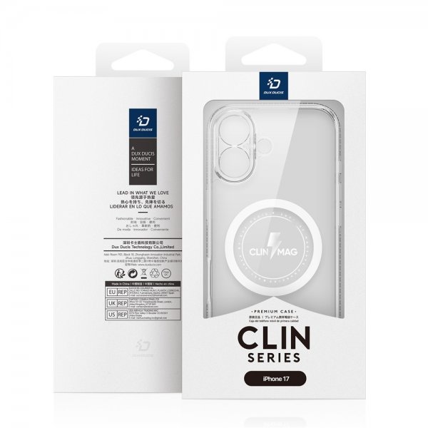 Dux Ducis iPhone 17 Cover Clin Series MagSafe Transparent