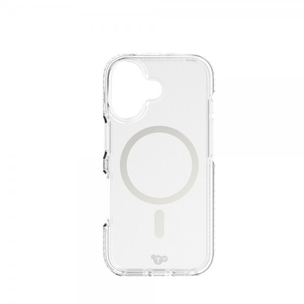 Tech21 iPhone 17 Cover EvoCrystal MagSafe Metallic Silver