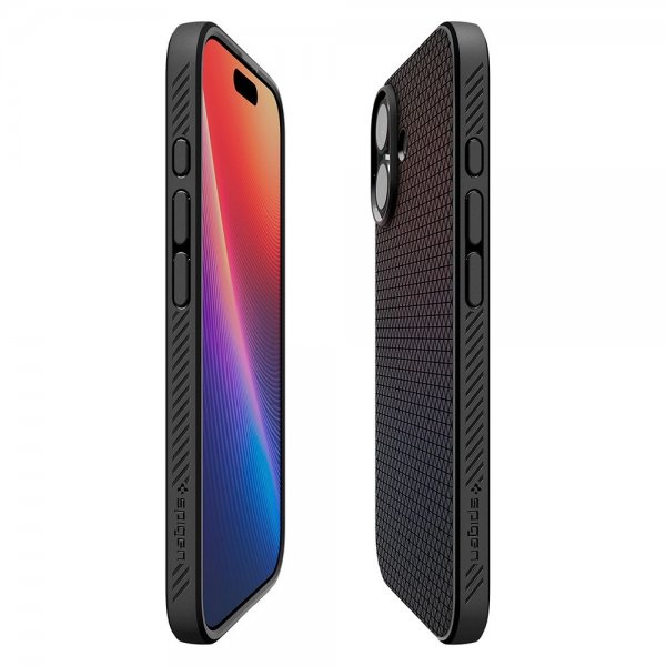 Spigen iPhone 17 Cover Liquid Air Mat Sort