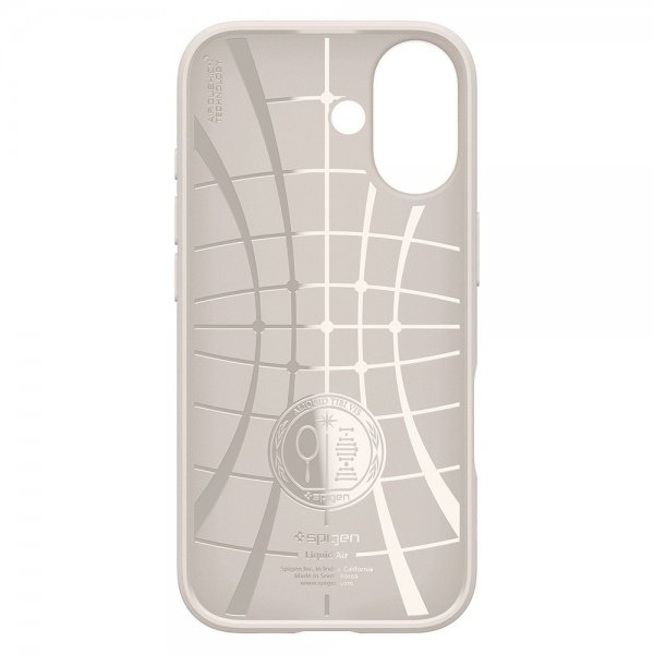 Spigen iPhone 17 Cover Liquid Air Natural Titanium
