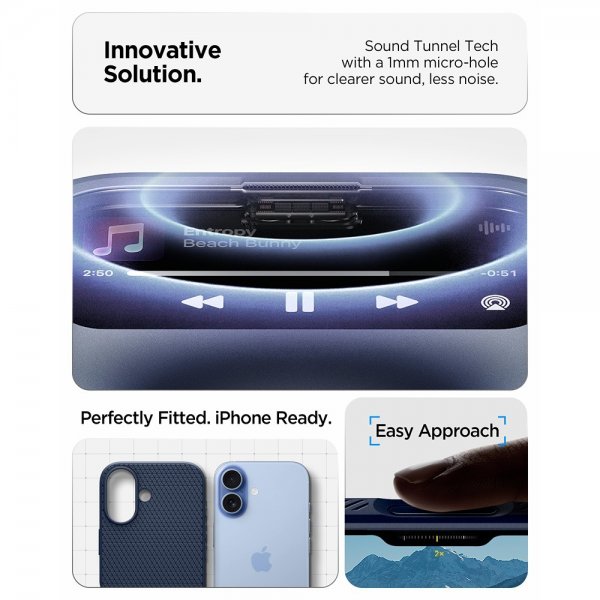 Spigen iPhone 17 Cover Liquid Air Navy Blue