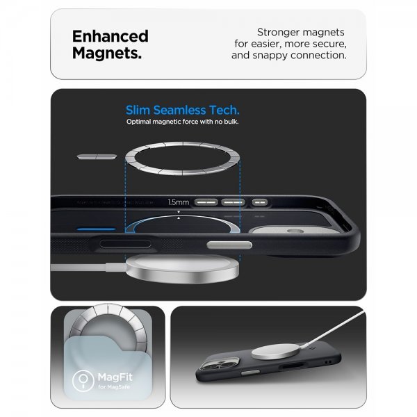 Spigen iPhone 17 Cover Nano Pop MagFit Black Sesame