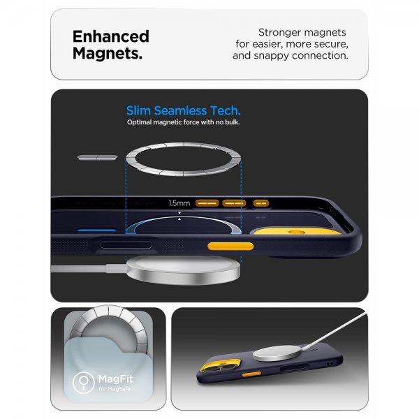 Spigen iPhone 17 Cover Nano Pop MagFit Blueberry Navy