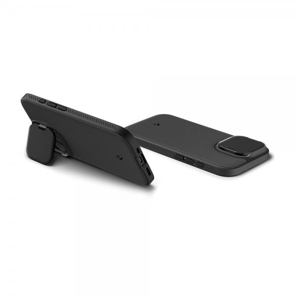 Spigen iPhone 17 Cover Optik Armor MagFit Sort