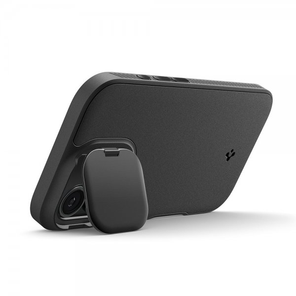 Spigen iPhone 17 Cover Optik Armor MagFit Sort