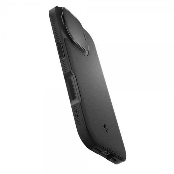 Spigen iPhone 17 Cover Optik Armor MagFit Sort