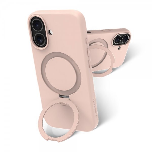 dbramante1928 iPhone 17 Cover Roskilde MagSafe Kickstand ICON Pink Sand