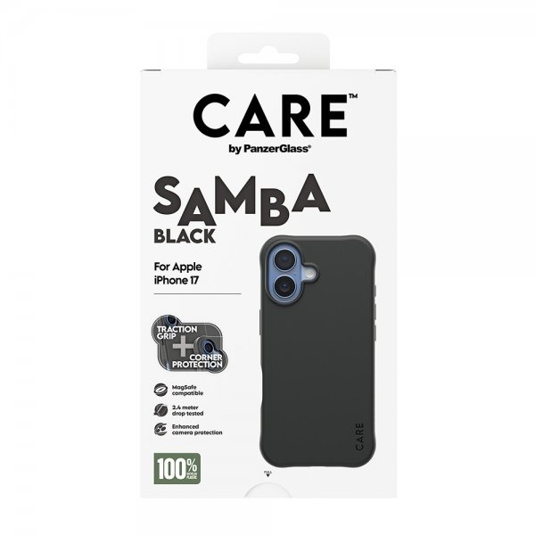 CARE by PanzerGlass iPhone 17 Cover Samba MagSafe Sort