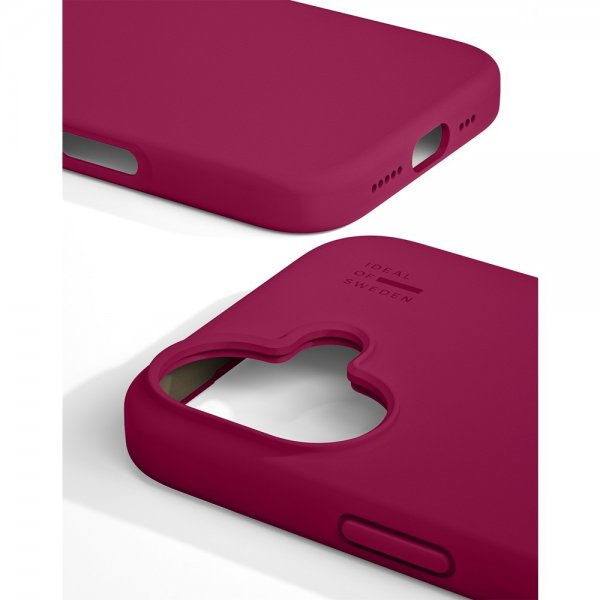 Ideal of Sweden iPhone 17 Cover Silicone Case MagSafe Cranberry