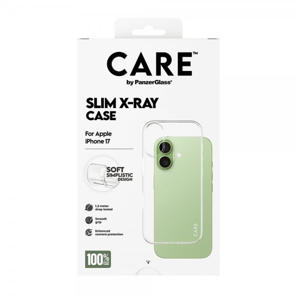 CARE by PanzerGlass iPhone 17 Cover Slim X-Ray Transparent