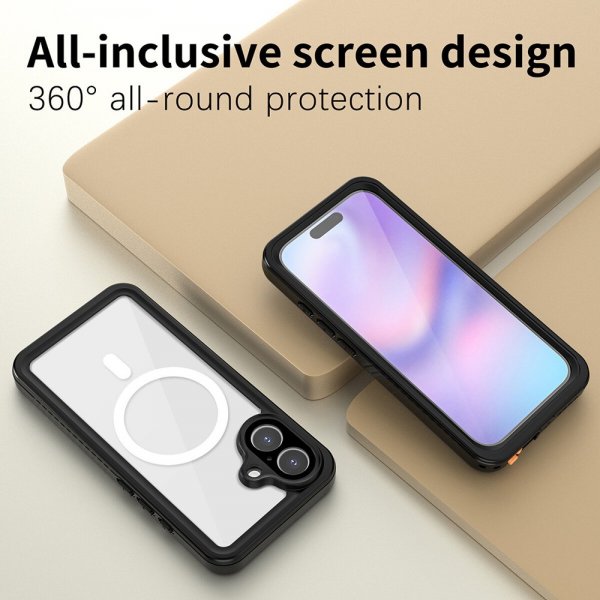4smarts iPhone 17 Cover Stark IP68 MagSafe Sort