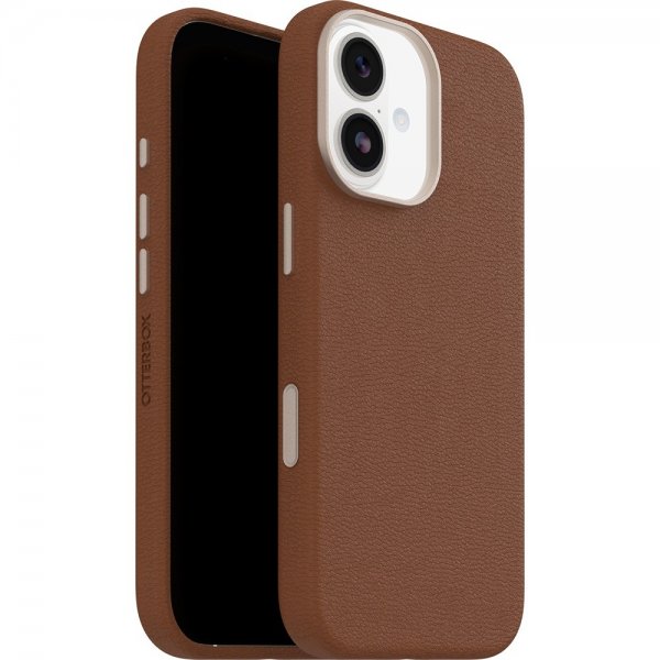 Otterbox iPhone 17 Cover Symmetry Cactus Leather MagSafe Desert Saddle