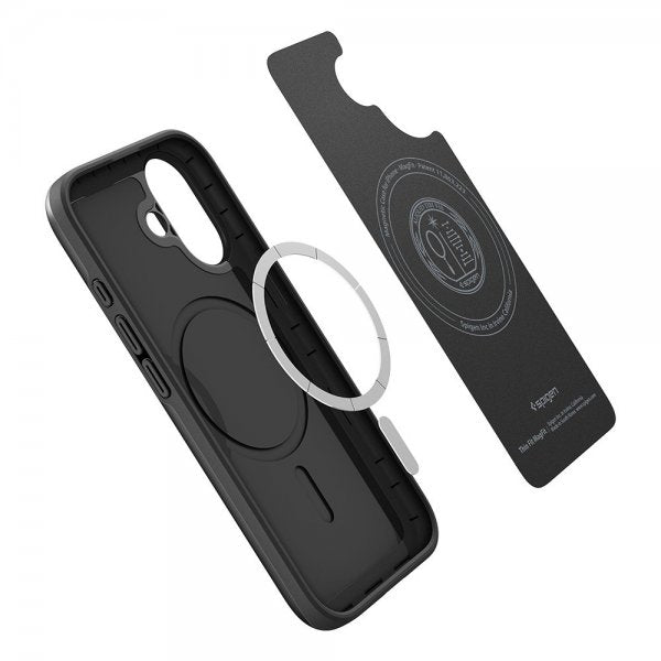 Spigen iPhone 17 Cover Thin Fit MagFit Sort